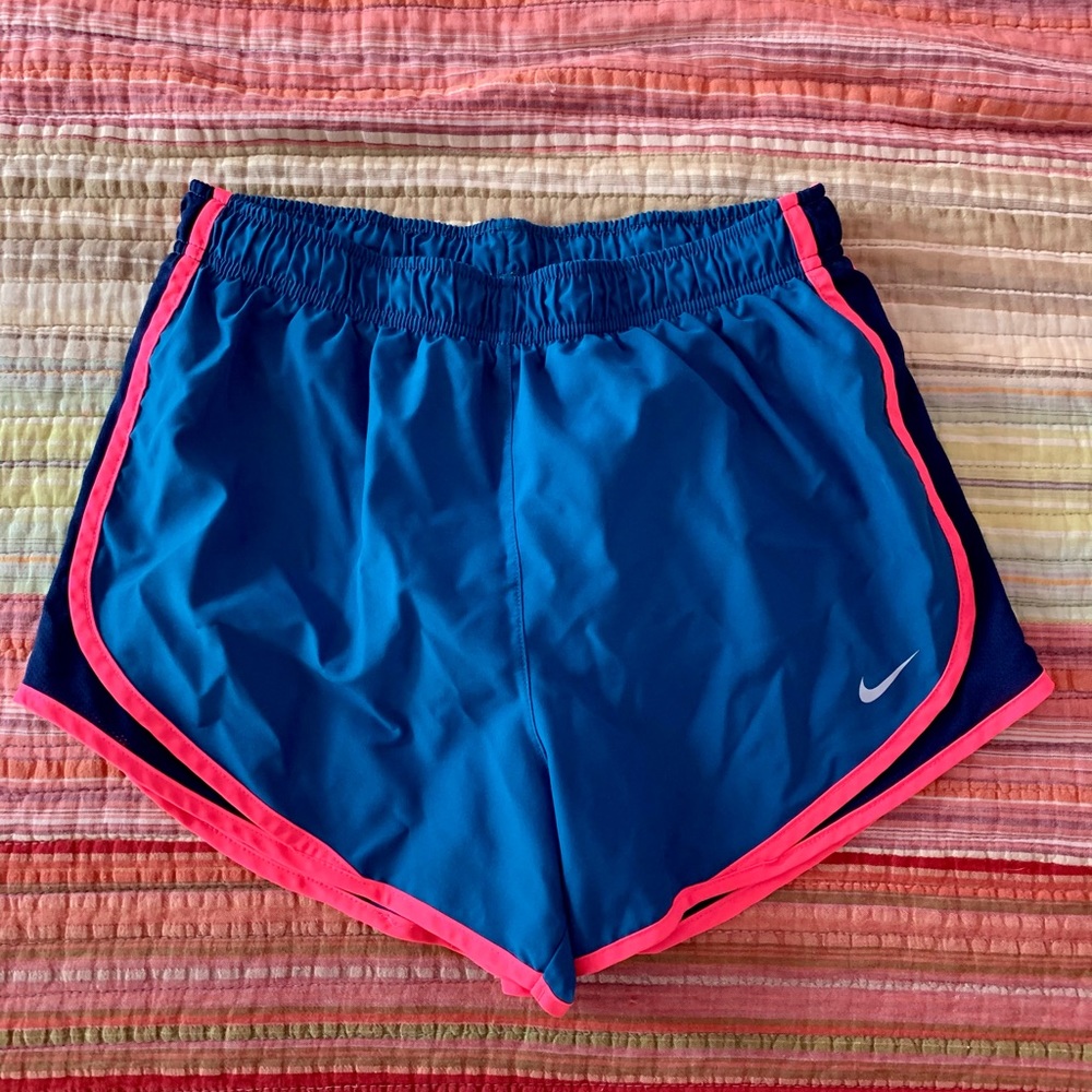 Blue & Pink Athletic Nike Shorts